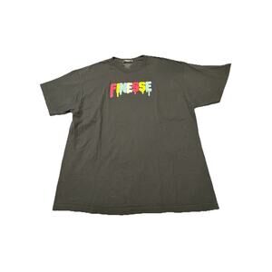 Papercut Finesse Colorful Drippin Tshirt Black Size XL 100% Cotton